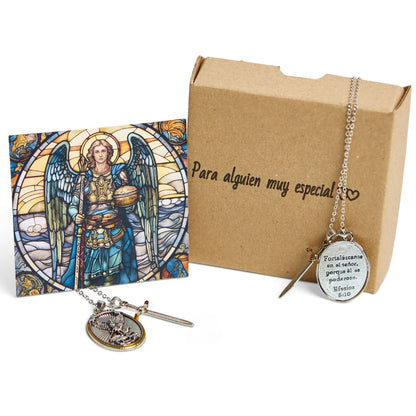 Collar de Protección de San Miguel Arcángel (EN ESPAÑOL) - (Oferta Limitada 2X1) - "Incluye Sólo Por Hoy Audiolibro: Novena a San Miguel Arcángel"