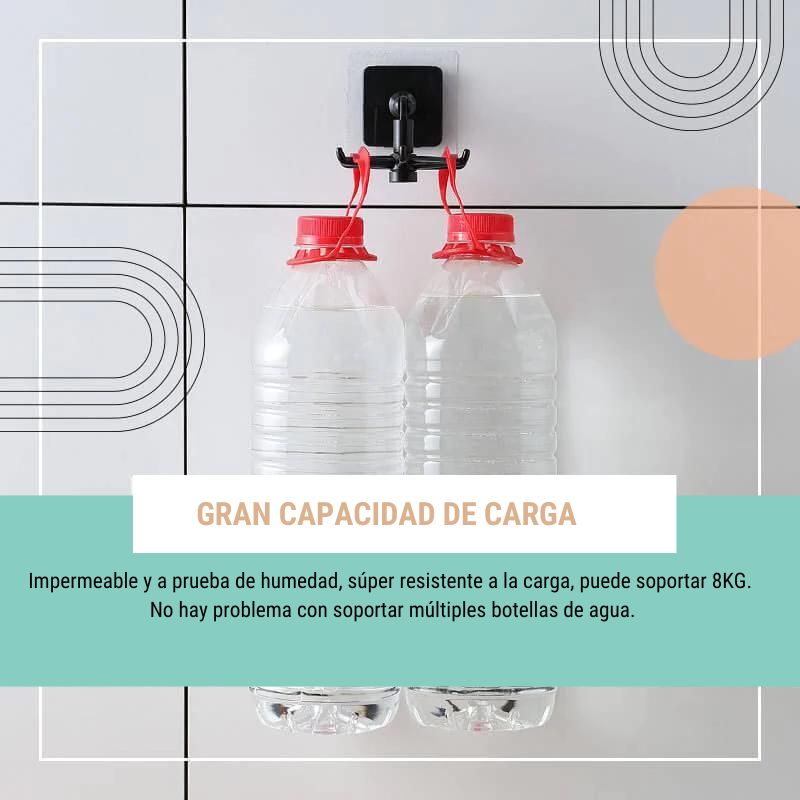 Gancho Plegable Giratorio Pro Max 360 (2X1)